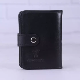کیف جاکارتی چرم چرمسال کد 014 (مشکی)