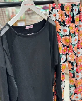 بلوز و شلوار سایز بزرگ زنانه کد 40526