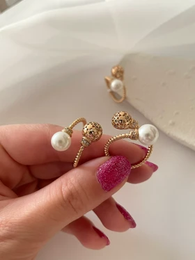 انگشتر گوی مروارید ژوپینگ