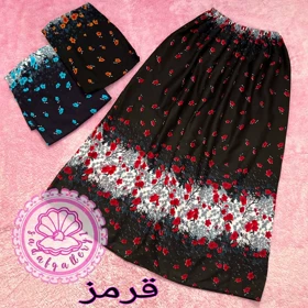 دامن نخی بلند طرح گلناز