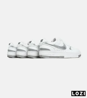 کفش کتانی بزرگ پا سفید نقره ای نایک Nike Gama Force Sail