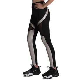 لگ اسلیم ورزشی مشکی/نقره ای - Agi Slimming Sportive Leggings Siyah/Gümüş