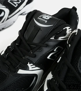 کفش کتانی مردانه و زنانه مشکی سفید NEW BALANCE 530