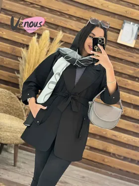 مانتو لینن جیب پرچی