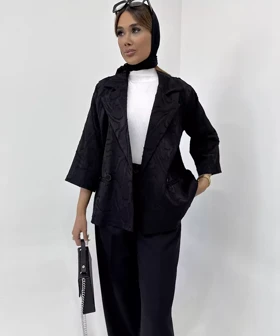 کت یقه انگلیسی کد Se013 برند ردا