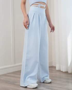 شلوار بگ پارچه‌ای
