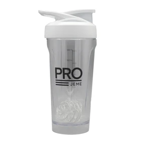 شیکر ورزشی یک تیکه پرو جیم مدل Lanka ظرفیت 0.6 لیتر (سفید)