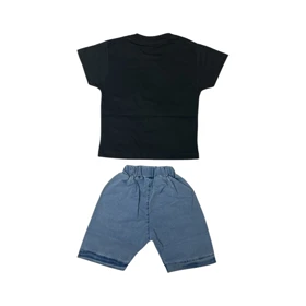 ست تیشرت شلوارک پسرانه مدل زرافه کد PJ1135