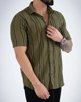 پیراهن/گیپوری مردانه خامه دوزی-کد4775