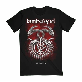 تیشرت لمب او گاد | lamb of God Goat Snake Skeleton Tee کد 229142
