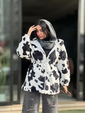 کاپشن خز وادراتی کد 744