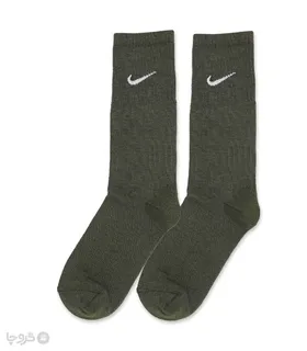 جوراب ساق‌دار کش انگلیسی طرح Nike طیف سبز