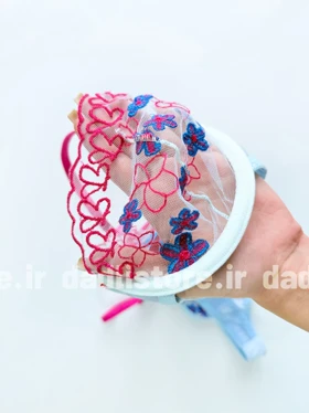 ست شورت و سوتین فنردار تور و دانتل گل‌دار هانیس Hanis