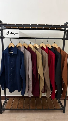 پیراهن مخمل کبریتی 2594