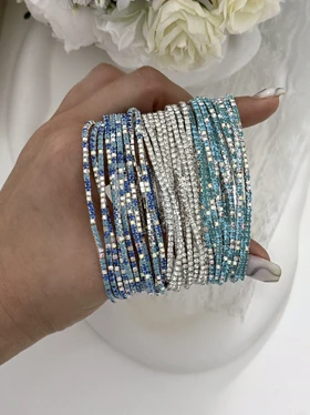 دستبند کشی نگینی زنانه 960