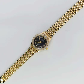 ساعت مچی زنانه مجلسی EHHE نگین‌دار با موتور کوارتز