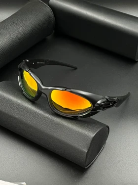 عینک مستر کوالیتی(A) اوکلی ورزشی کد 25816 Oakley (مشکی‌آتیشی)
