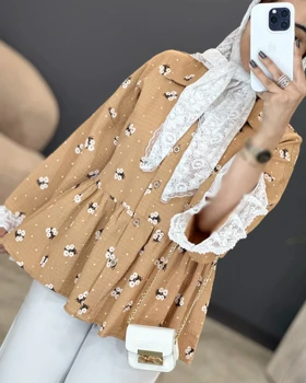 شومیز عروسکی گل‌دار