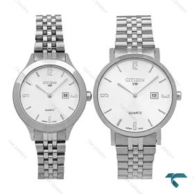 ساعت مچی ست سیتیزن VIP تمام سیلور Citizen-7111-S