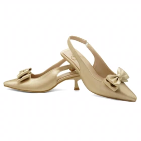 کفش مجلسی زنانه پاشنه‌دار 3 سانت مدل sandal valentino _ 4003p
