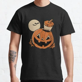 تیشرت Nightmare Before Christmas طرح Vintage Mind Blown Pumpkin کد 260873