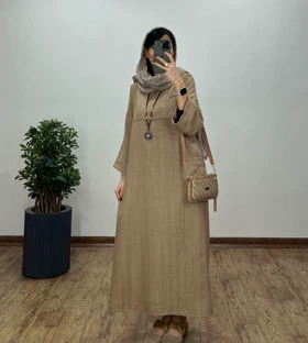 مانتو بلند مغزی دوزی بهسا