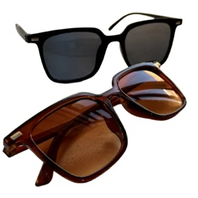 عینک آفتابی مردانه و زنانه uv400 همراه با کاور و دستمال اشانتیون