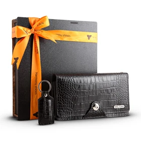 ست هدیه چرم یلسان مدل رادیس کد NHL-GC-062