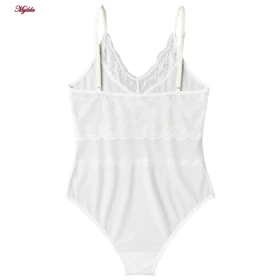 بادی بدون آستین زنانه مدل توری کد 5514-5045