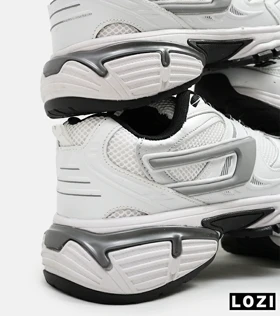 کفش کتانی مردانه سفید طوسی DIESEL S-SERENDIPITY SPORT