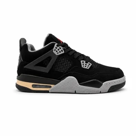 کفش و کتانی مردانه ساق‌دار مدل جردن NIKE AIR JORDAN 4 رنگ مشکی کد 2135