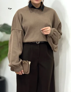 پلیور بافت باکسی