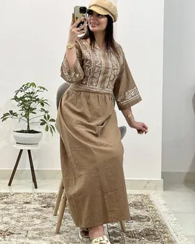 پیراهن لینن آنیسا