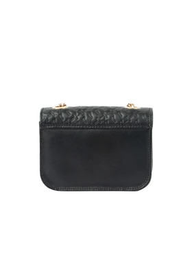 کیف کراس بادی چرم زنانه مدل درین (مشکی)