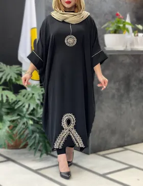 مانتو عبایی خورشید کد : 7601000