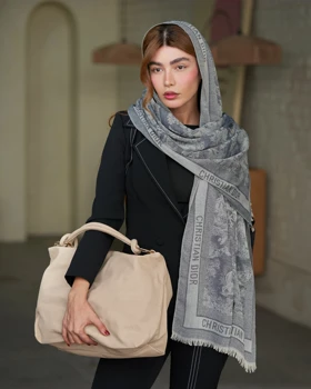 شال ژاکارد طرح دیور جنگل 20699