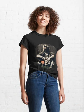 تیشرت nirvana نیروانا Kurt Cobain Grunge Music Icon Tee