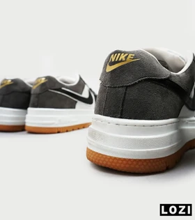کفش کتانی مردانه و زنانه مشکی طوسی نایک NIKE AIR FORCE