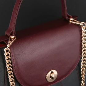 کیف دوشی و دستی زنانه چرم یلسان مدل آتریسا کد 074-BS