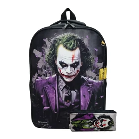 کیف مدرسه پسرانه مدل جوکر Joker با جامدادی