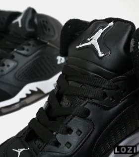 کتانی ساق‌دار زنانه و مردانه مشکی Nike air jordan 5