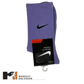 جوراب ساق بلند NIKE نخی کد 2019607 (یاسی)