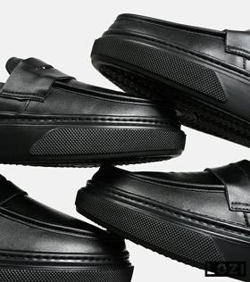 کفش مردانه مشکی Bottega Veneta