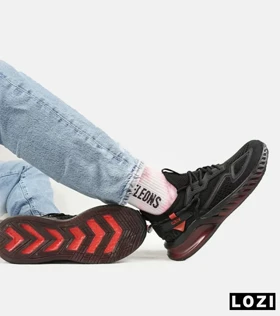 کفش کتانی مردانه و زنانه مشکی نارنجی نایک NIKE gravity مدل 3526