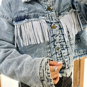 کت جین داخل خزدار