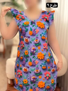 پیراهن نخی پریسا 3325