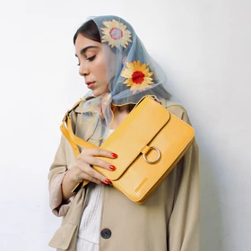 کیف دوشی چرم زنانه