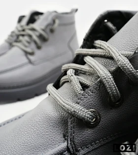 نیم بوت چرمی مردانه طوسی Timberland مدل 3058