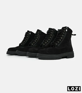 بوت مردانه مشکی BERSHKA مدل 5974