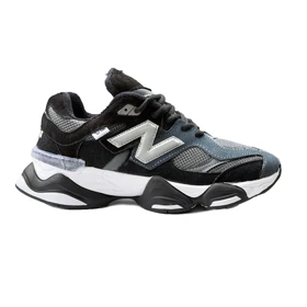 کتانی اسپرت مردانه مدل نیوبالانس 9060 NEW BALANCE رنگ مشکی سرمه‌ای کد 51438